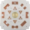 Fortune Disc Pyramid {To bring prosperity, luck and good fortune} Plastic Yantra (Pack of 1)