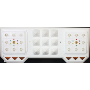 Fortune Door Pyramid { Designed to remove misalignment and Vidisha} Plastic Yantra (Pack of 1)